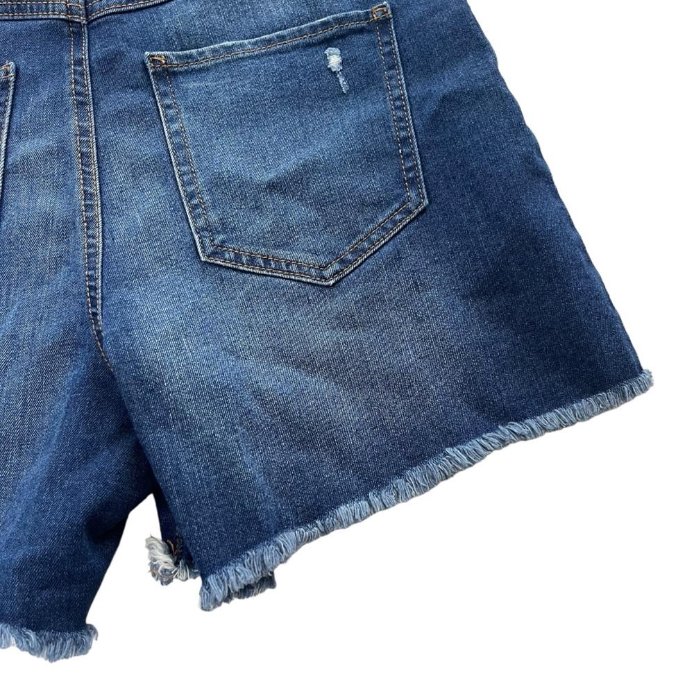 Sound Style Womens 4 26 Med Wash Denim Hope High Rise Vintage Reunion Jean Short - Picture 14 of 14
